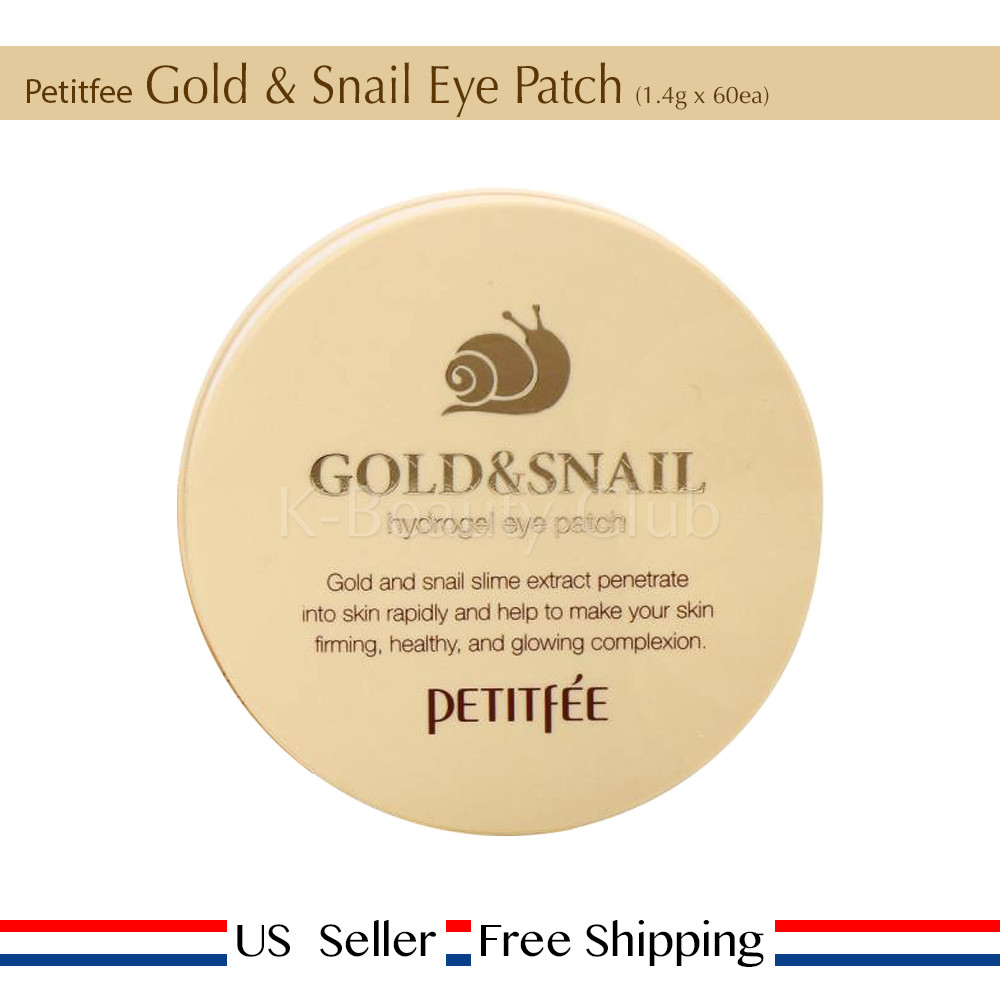 Petitfee Gold & Snail Hydrogel Eye Patch 1.4g 60ea [ US Seller ] eBay
