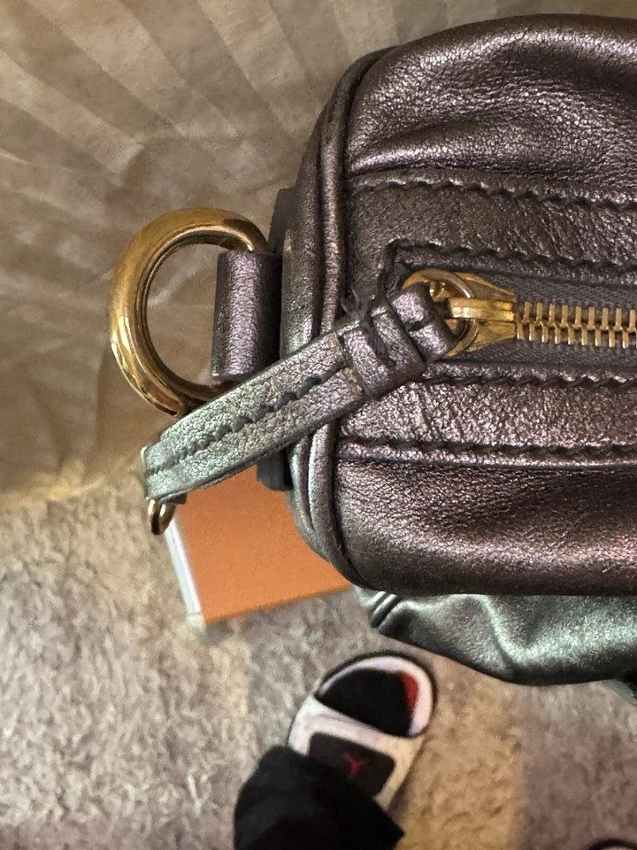 Bolso de mano vintage Dolce and Gabbana plateado/gris Foto 3 de 4