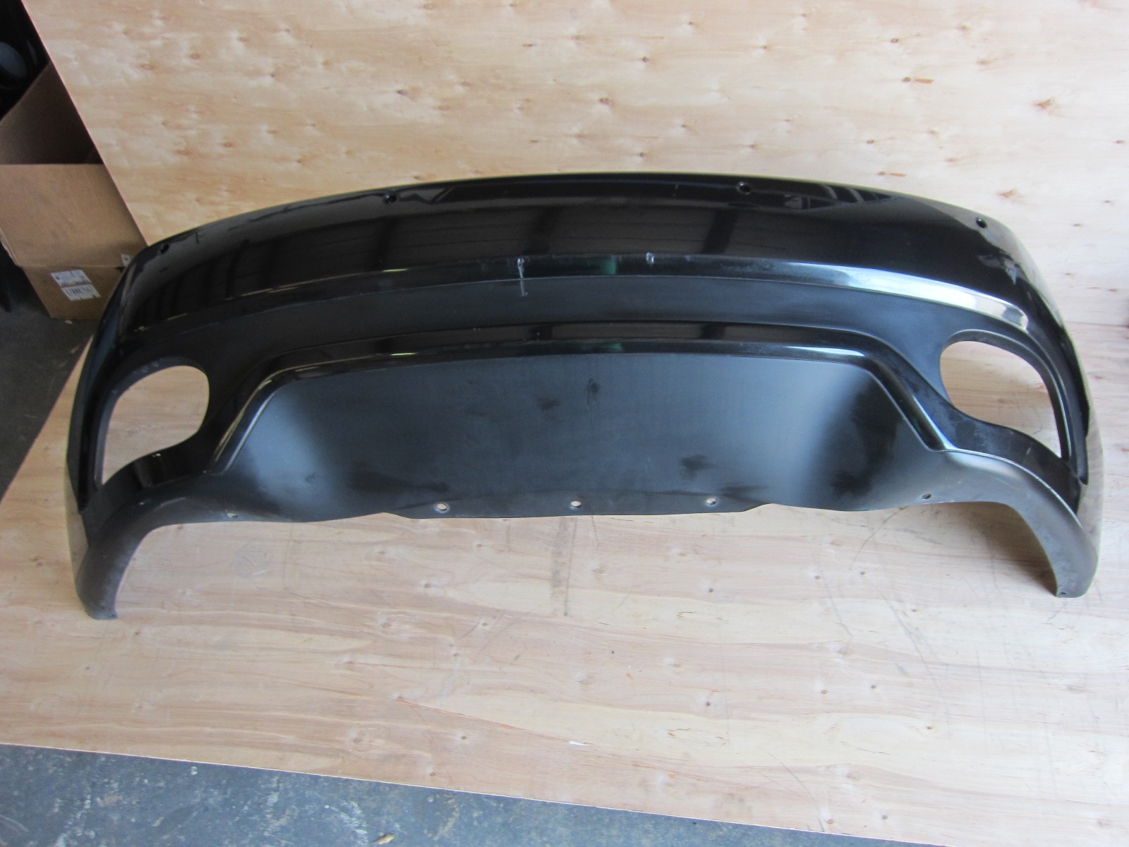 Maserati Gran Turismo  Rear Bumper.Black.Light Damage. Part# 980145004