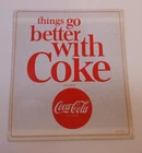 Vintage Coca Cola stick on Decal