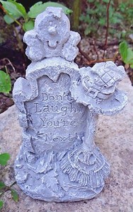 Latex Halloween ghost tombstone mold plaster concrete mould 5"H x 3"W