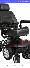 titan wheelchair electric/ battery black red only used once