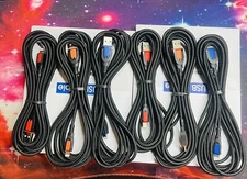 6 Pack 3 Color USB Data Fast Charger Cable 6FT for iPhone X 11 12 13 14 Pro MAX