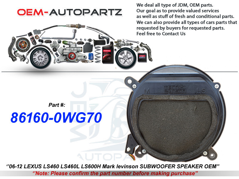 LEXUS LS460 LS460L LS600H 06-12 Mark levinson SUBWOOFER