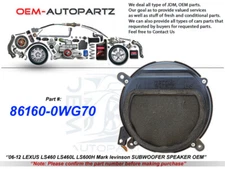 LEXUS LS460 LS460L LS600H 06-12 Mark levinson SUBWOOFER SPEAKER OEM 86160-0WG70