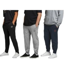 Men's Jack & Jones Big & Tall King Size Gym Sweat pants Trousers Joggers Bottoms