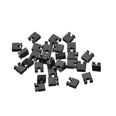 30 Stück 2,54 mm Standard Pin Header Jumper Kappe Kurzschluss Anschlusskappe Mini