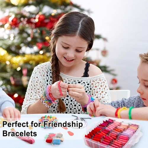 403 Pack Embroidery Floss Set, 250 Colors Cross Stitch Friendship Bracelet Th... - Picture 7 of 9