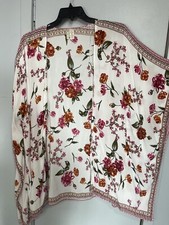 Japna Oversized Floral Kimono Kaftan One Size