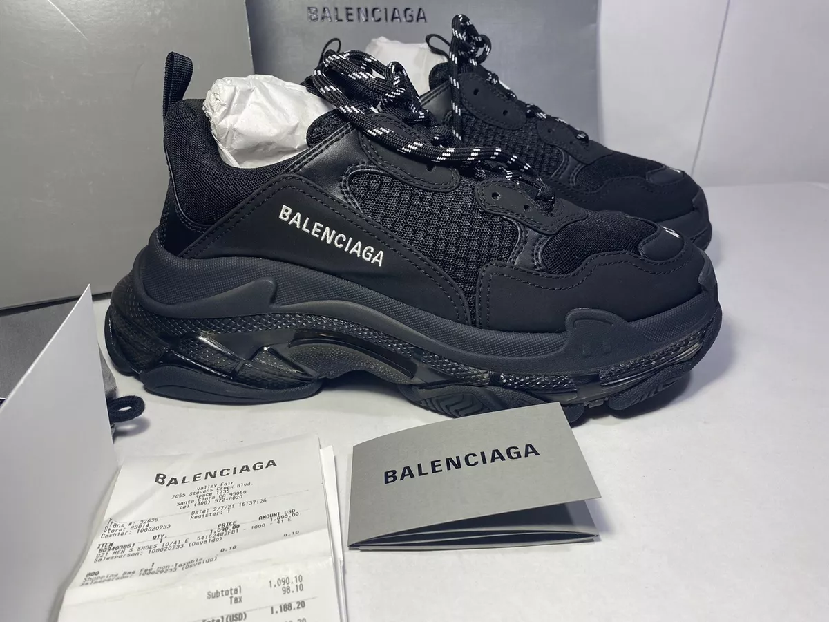 Balenciaga TripleS Clear Sole Black 41安く治せると思います