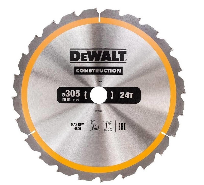 5035048095768 НАПРАВЛЯЮЩАЯ DEWALT PIŁA TARCZ.305x30mmx48z | DEWALT 