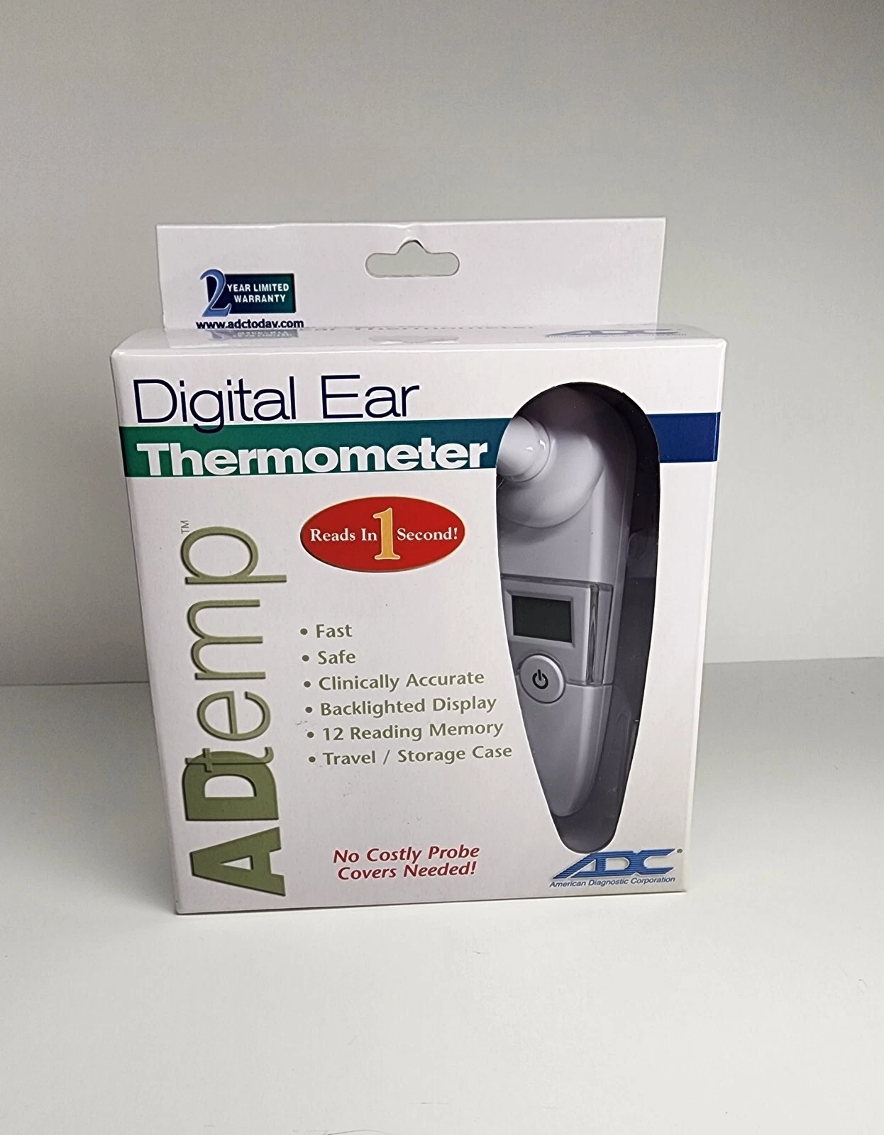 Digital Ear Thermometer ADtemp For Babys
Opens in a new window or tab