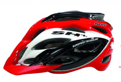 SH+ - CASCO MTB SHOT XC RED-WHITE-BLACK-TAGLIA S/L (55-60) | eBay