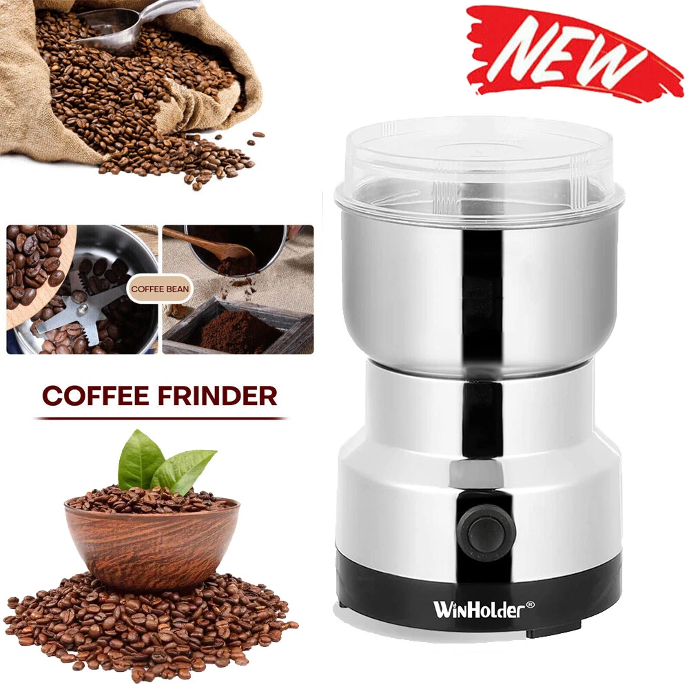 200W Coffee Grinder, Electric Coffee Grinder, Spice Grinder Electric,  One-Touch Operation Coffee Bean Grinder for Herbs Spices and Nut