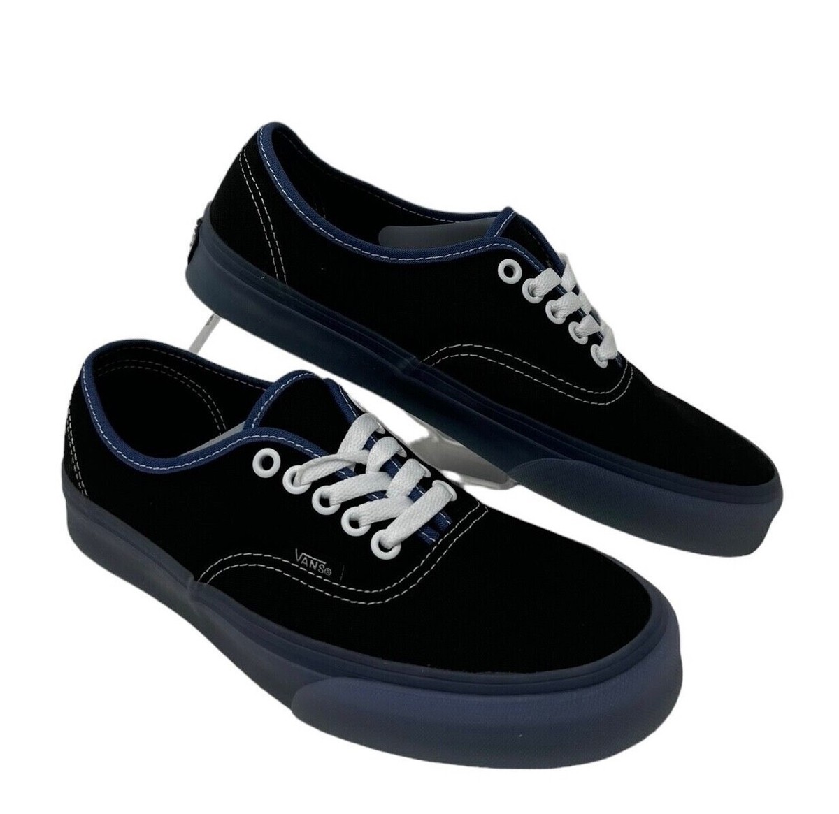 VANS Authentic Sneakers Low Top Black Canvas Women's Size Shoe