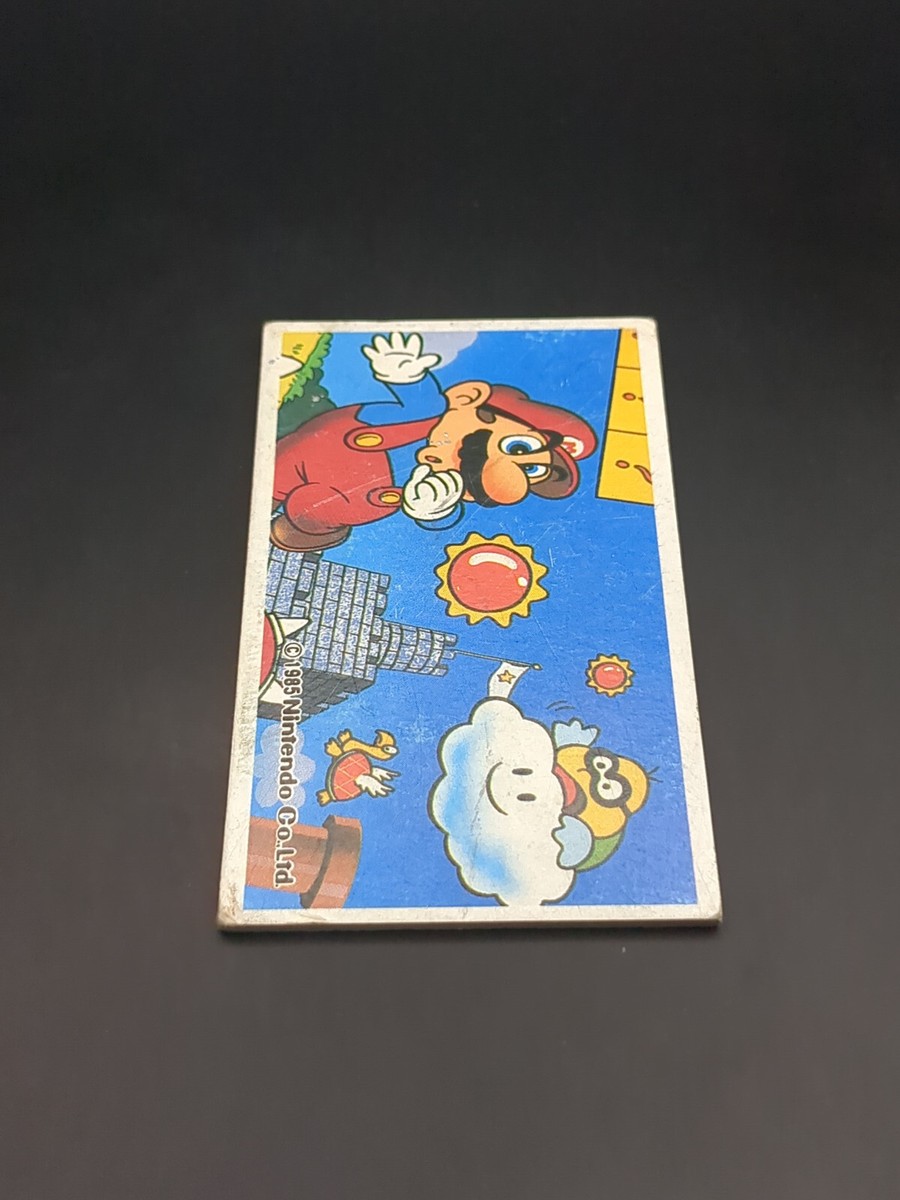 MARIO Lakitu SUPER MARIO BROS Card Menko 1985 Nintendo Vintage TCG