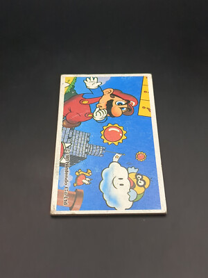 MARIO Lakitu SUPER MARIO BROS Card Menko 1985 Nintendo Vintage TCG