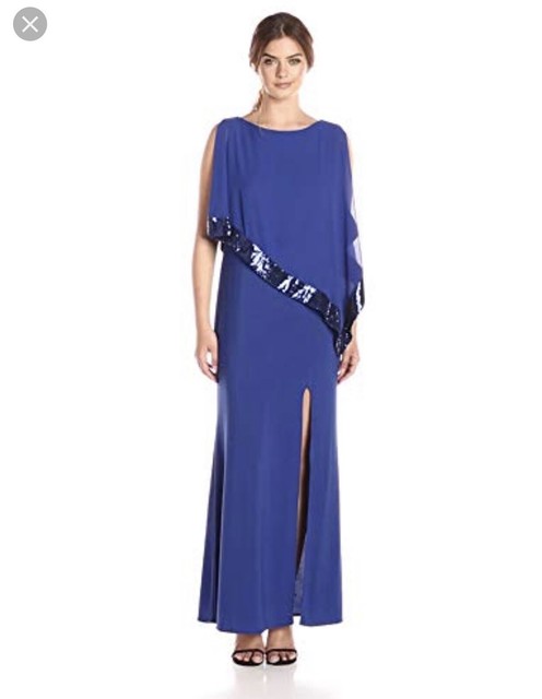 r&m richards royal blue dress