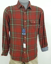 Daniel Cremieux Indigo Roadhouse Red Plaid L/S Men's Shirt NWT $79.50 M XXL