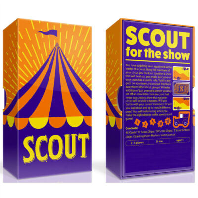 Oink Games Scout Card Game 2-5 Players  - Fun Circus Family Game Party Gift~