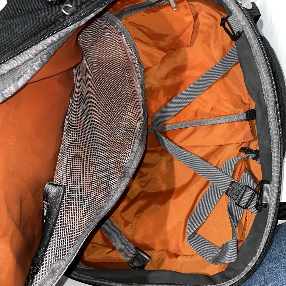 eBags MOTHER LODE Expandable Backpack Travel Carry On EB2146 22" Blk EUC - Image 3 of 4