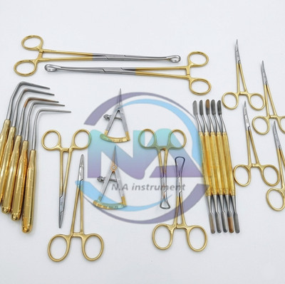 Plastic Surgery Instruments Set Of 21 Pcs