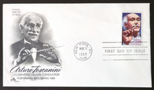 25c Arturo Toscanini # 2411 1989 FDC Artcraft