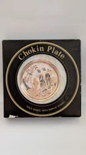 Vintage The Art Of Chokin 24kt Gold Edged Plate  "Geisha Girls"  Japan  6" w/Box