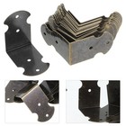  20 Pcs Eckhalterung Möbel Eckverbinder Befestigungselemente Eckenschutz Für