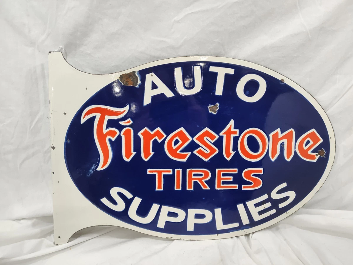 Firestone Sign In Collectible Gas & Oil Advertising Signs | eBay