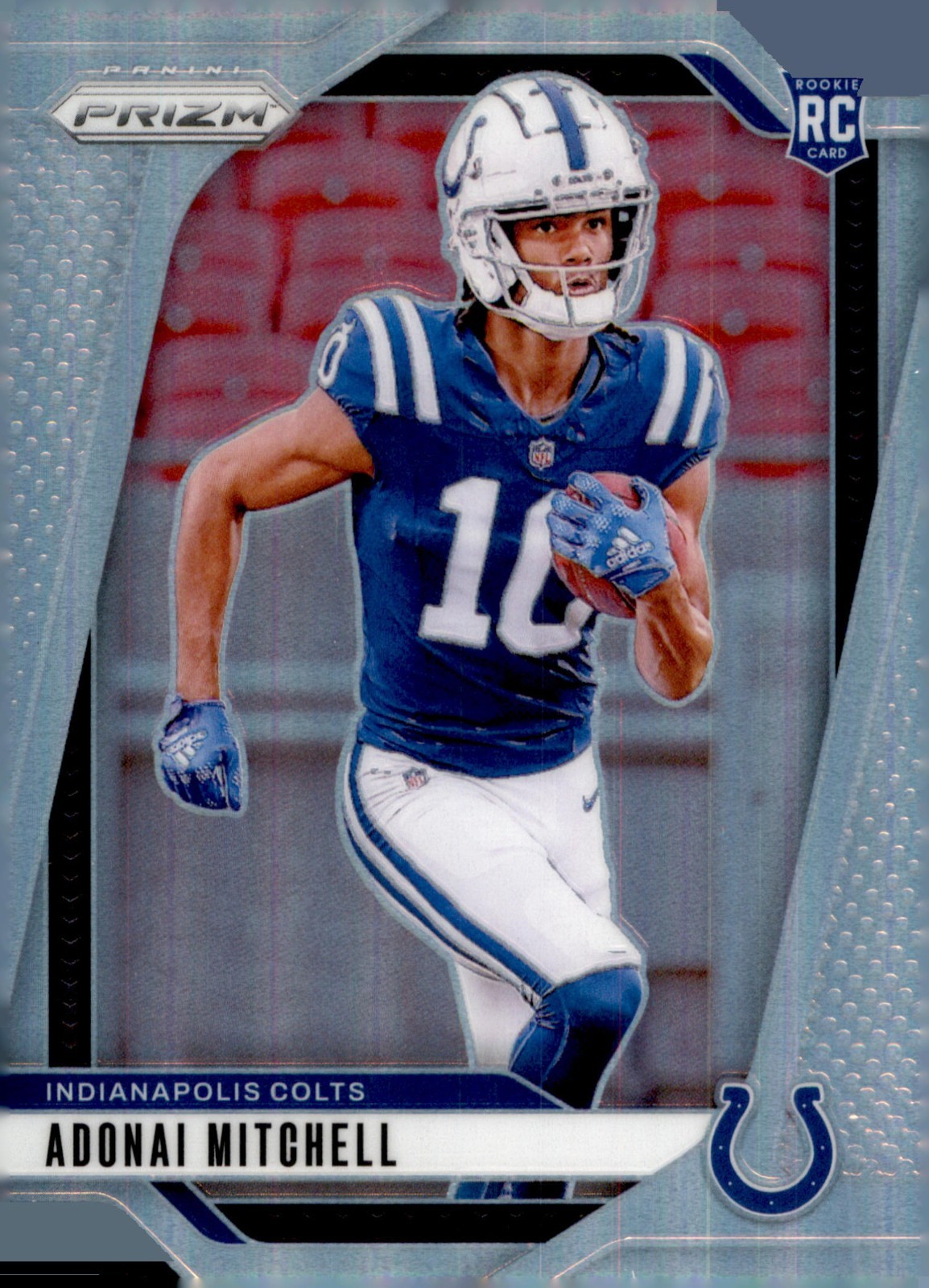 2024 Panini Prizm - Rookies Adonai Mitchell #303 Silver Prizm (RC)