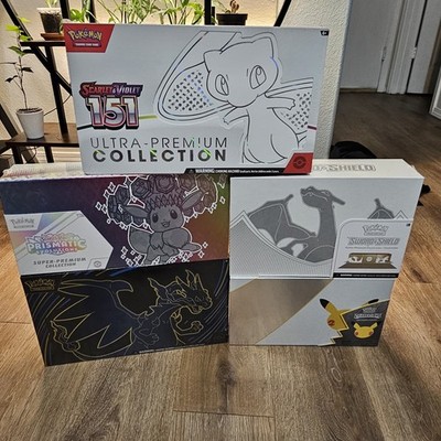 Pokemon 5x Ultra Premium Collection Boxs 151 Celebrations Prismatic