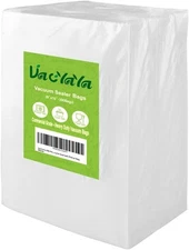 VacYaYa 200 Pint Size 6 x 10 Inch Vacuum Pint6"x10"(200Bags), white 