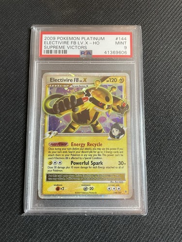 Electivire FB LV.X graded PSA 9 for sale on eBay