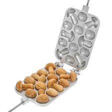 Molde para hacer nogal Oreshki - Molde para galletas de champiñones Орешница Oreshnitsa 14 galletas