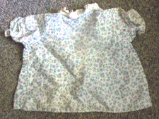 vintage RAGGEDY ANN doll dress 5 " wide x 8 " long