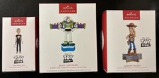 2025 Hallmark Keepsake Toy Story Woody Buzz Lightyear Sid Phillips Ornaments NEW