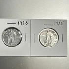 Standing Liberty Quarters 1923 & 1925 Silver 25C Lot of 2 Coins