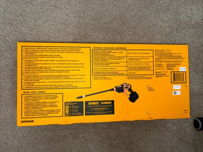 #ad DEWALT 20V MAX 550 PSI Cold Water Pressure Washer Tool only DCPW550B $155.00