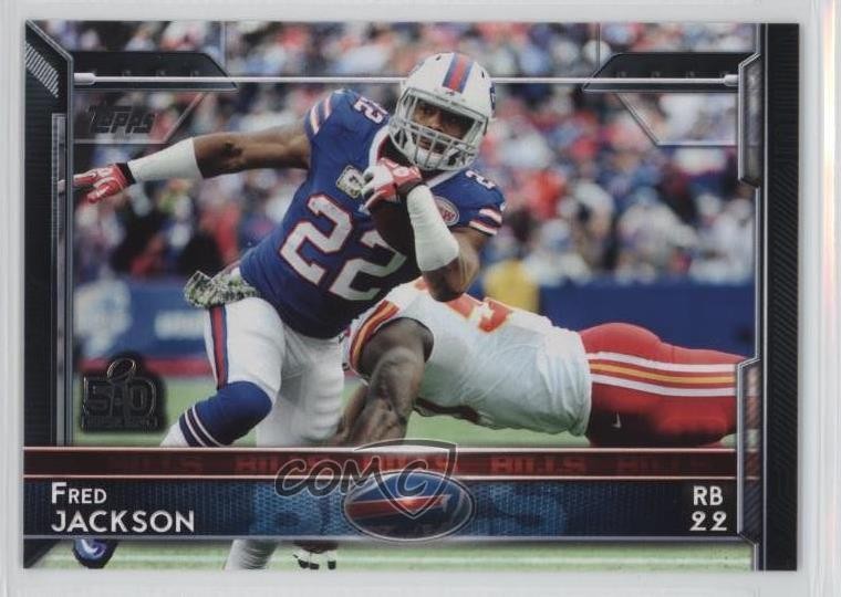 2015 Topps Topps.com Online Exclusive NFL 50th Super Bowl Fred Jackson #49 0c4