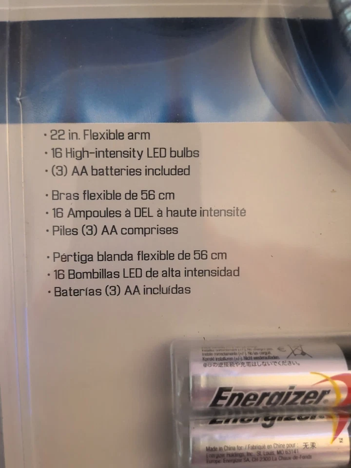 Luz de parrilla súper LED Perfect Flame #246621 brazo/abrazadera flexible nueva sellada Foto 2 de 4