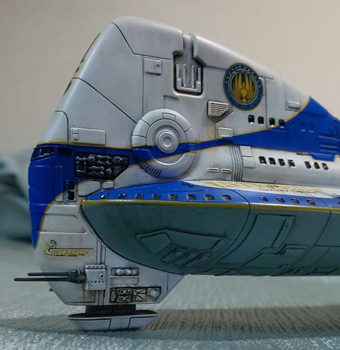 Colonial One Built & Painted BSG Moebius with display base ... One of a kind !