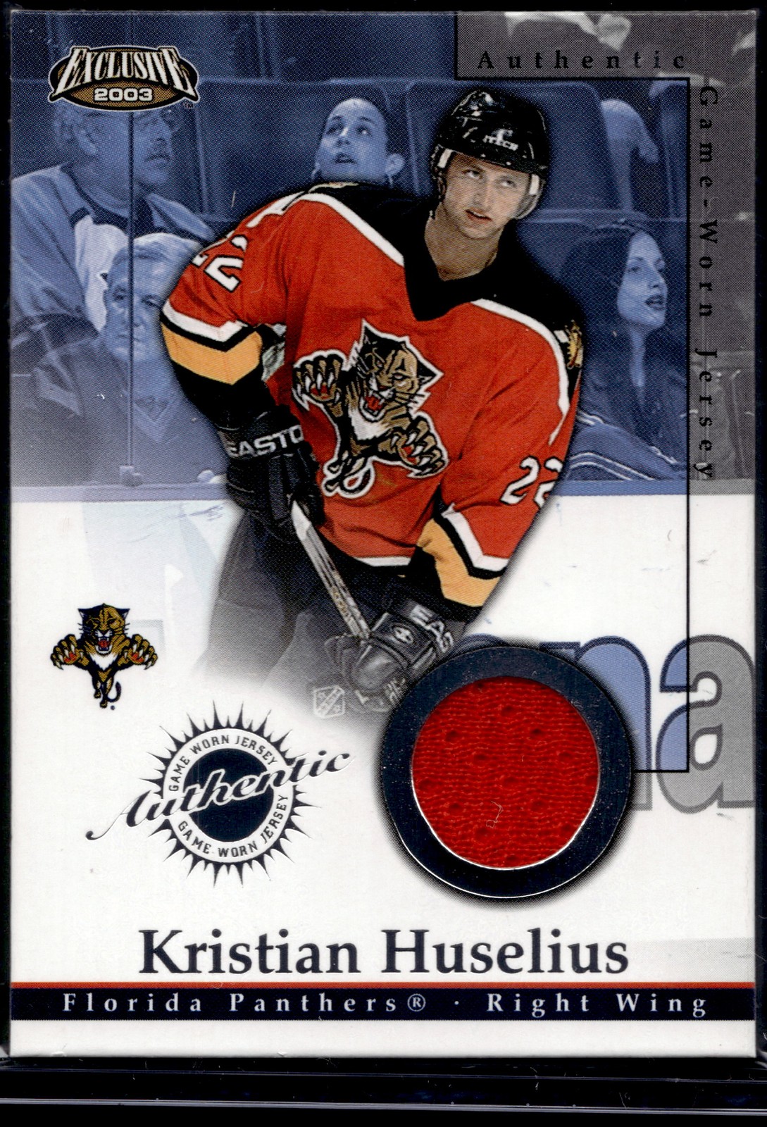 2002-03 Pacific Exclusive #10 Kristian Huselius Jerseys