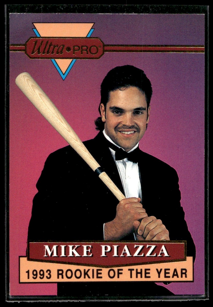 1994 Rembrandt Ultra-Pro Mike Piazza Mike Piazza #1 Los Angeles Dodgers