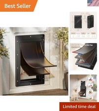 Never Rust Plastic Dog door, Large Doggy Door, Doggie Door for Easy Install i...
