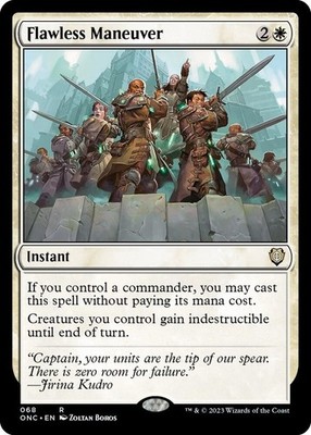 MTG Flawless Maneuver, Commander: Phyrexia: All Will Be One, NM, Non-Foil