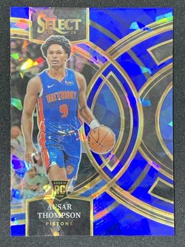 Ausar Thompson 2023-24 Panini Select Premier Blue Ice Prizm RC #128
