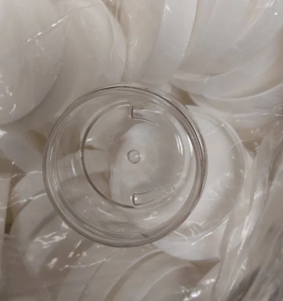 350 1 oz. PLASTIC LIDS AND JARS - Image 2 of 4