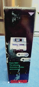 Nintendo SNES Console System with Super Mario World Rare O.B. Mint Cond. Works
