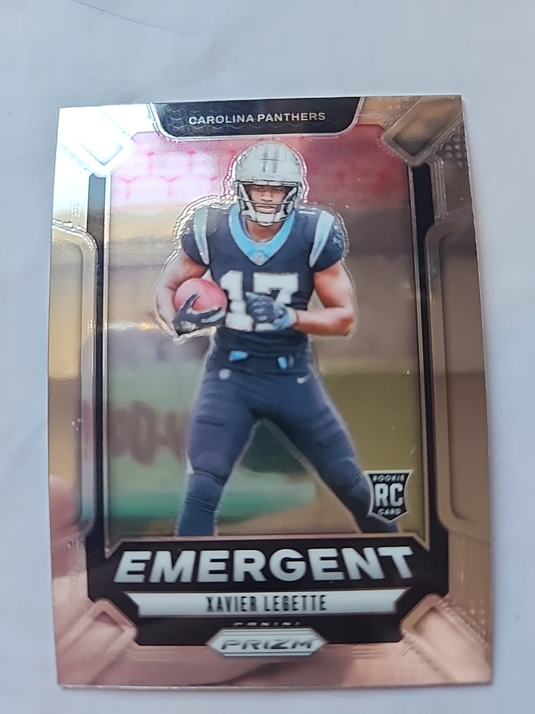 2024 Panini Prizm - Emergent Xavier Legette #15 Silver Prizm (RC)